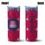 personalized-arizona-wildcats-camo-streak-red-skinny-tumbler-best-selling.webp