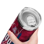 personalized-arizona-wildcats-stacked-diamond-red-skinny-tumbler-best-selling.webp