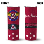 personalized-arizona-wildcats-star-cluster-red-skinny-tumbler-best-selling-1.webp