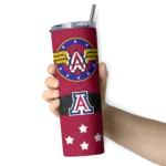 personalized-arizona-wildcats-star-cluster-red-skinny-tumbler-best-selling-1.webp