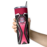 personalized-arizona-wildcats-superman-emblem-red-black-skinny-tumbler-best-selling.webp