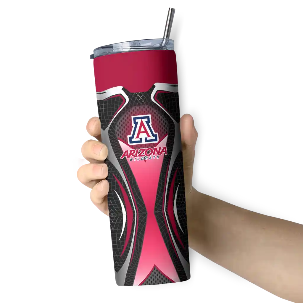 personalized-arizona-wildcats-superman-emblem-red-black-skinny-tumbler-premium-grade.webp