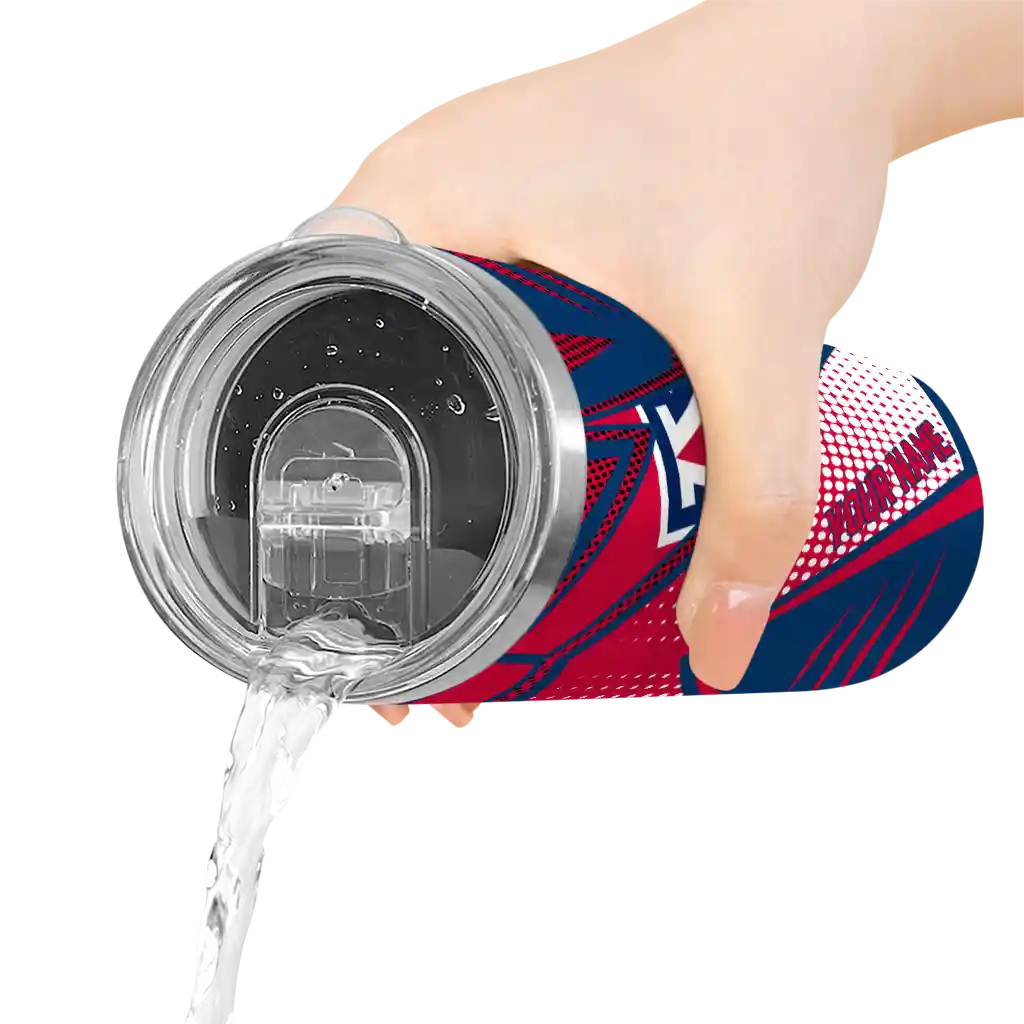 personalized-arizona-wildcats-web-stripes-red-white-skinny-tumbler-latest-model.webp