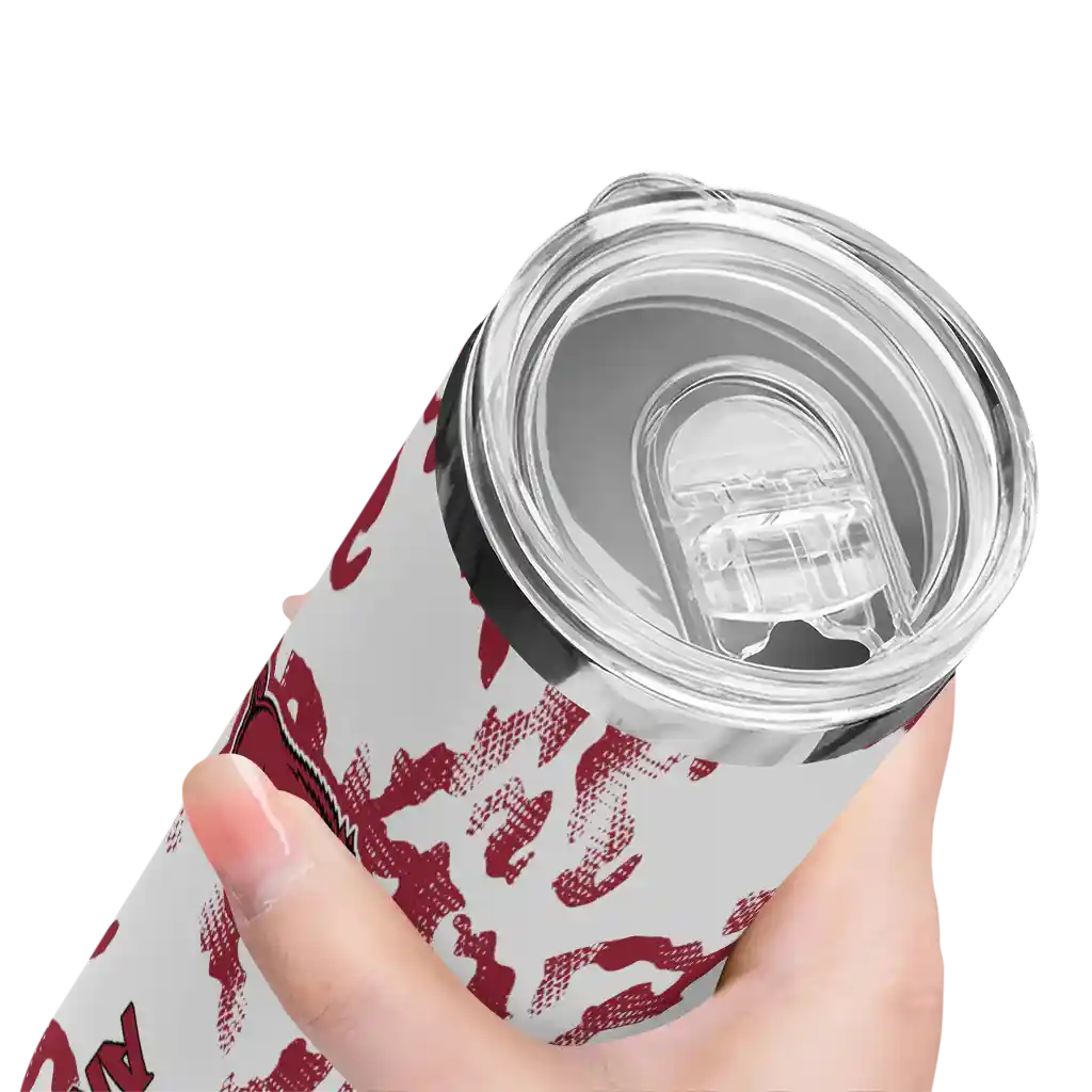 personalized-arkansas-razorbacks-claw-marks-red-white-skinny-tumbler-high-quality-1.webp