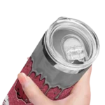 personalized-arkansas-razorbacks-pixel-fade-red-skinny-tumbler-best-selling-1.webp