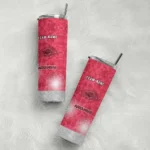 personalized-arkansas-razorbacks-starburst-tiles-red-skinny-tumbler-best-selling-1.webp