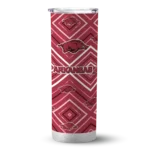 personalized-arkansas-razorbacks-zipper-leopard-red-skinny-tumbler-best-selling.webp