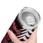 personalized-arkansas-state-red-wolves-chevron-stripes-scarlet-skinny-tumbler-best-selling.webp