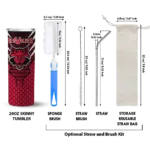personalized-arkansas-state-red-wolves-chevron-stripes-scarlet-skinny-tumbler-best-selling.webp