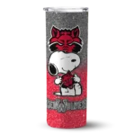 personalized-arkansas-state-red-wolves-snoopy-attitude-scarlet-skinny-tumbler-best-selling-1.webp