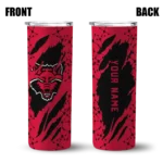 personalized-arkansas-state-red-wolves-star-pop-scarlet-black-skinny-tumbler-best-selling.webp