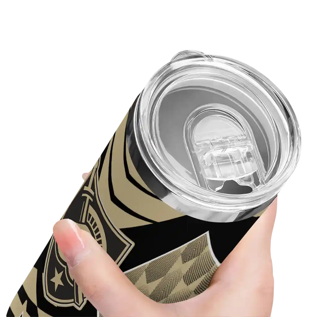 personalized-army-black-knights-camo-texture-gold-skinny-tumbler-high-quality.webp