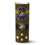 personalized-army-black-knights-star-cluster-gold-skinny-tumbler-best-selling-1.webp
