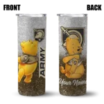 personalized-army-black-knights-winnie-the-pooh-gold-gray-skinny-tumbler-best-selling.webp