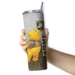 personalized-army-black-knights-winnie-the-pooh-gold-gray-skinny-tumbler-best-selling.webp