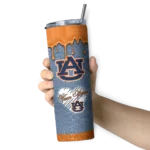 personalized-auburn-tigers-pixel-fade-navy-blue-skinny-tumbler-best-selling-1.webp