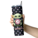 personalized-auburn-tigers-yoda-cozy-navy-blue-black-skinny-tumbler-best-selling.webp