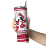 personalized-ball-state-cardinals-snoopy-dog-red-white-skinny-tumbler-best-selling.webp