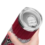 personalized-ball-state-cardinals-sparkle-drip-red-skinny-tumbler-best-selling.webp