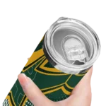 personalized-baylor-bears-web-stripes-green-white-skinny-tumbler-best-selling.webp