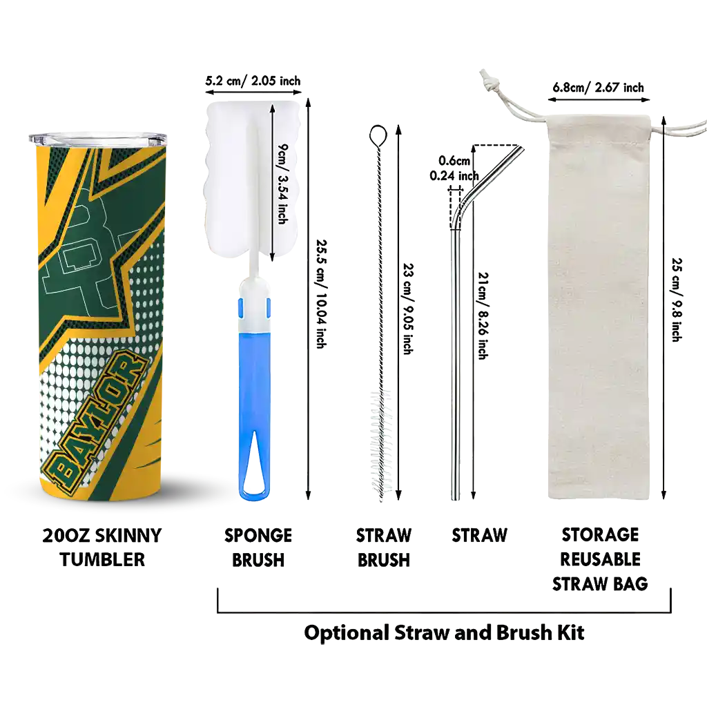 personalized-baylor-bears-web-stripes-green-white-skinny-tumbler-new-arrival.webp