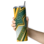 personalized-baylor-bears-web-stripes-green-white-skinny-tumbler-best-selling.webp