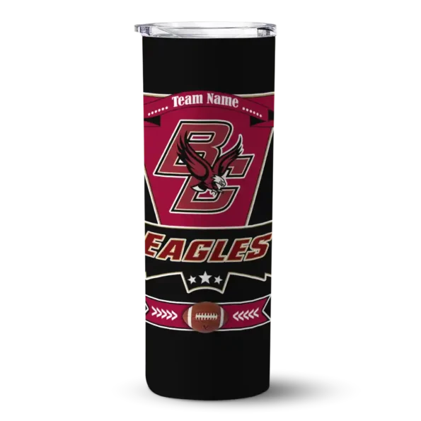 personalized boston college eagles helmet belt maroon black skinny tumbler best selling 2