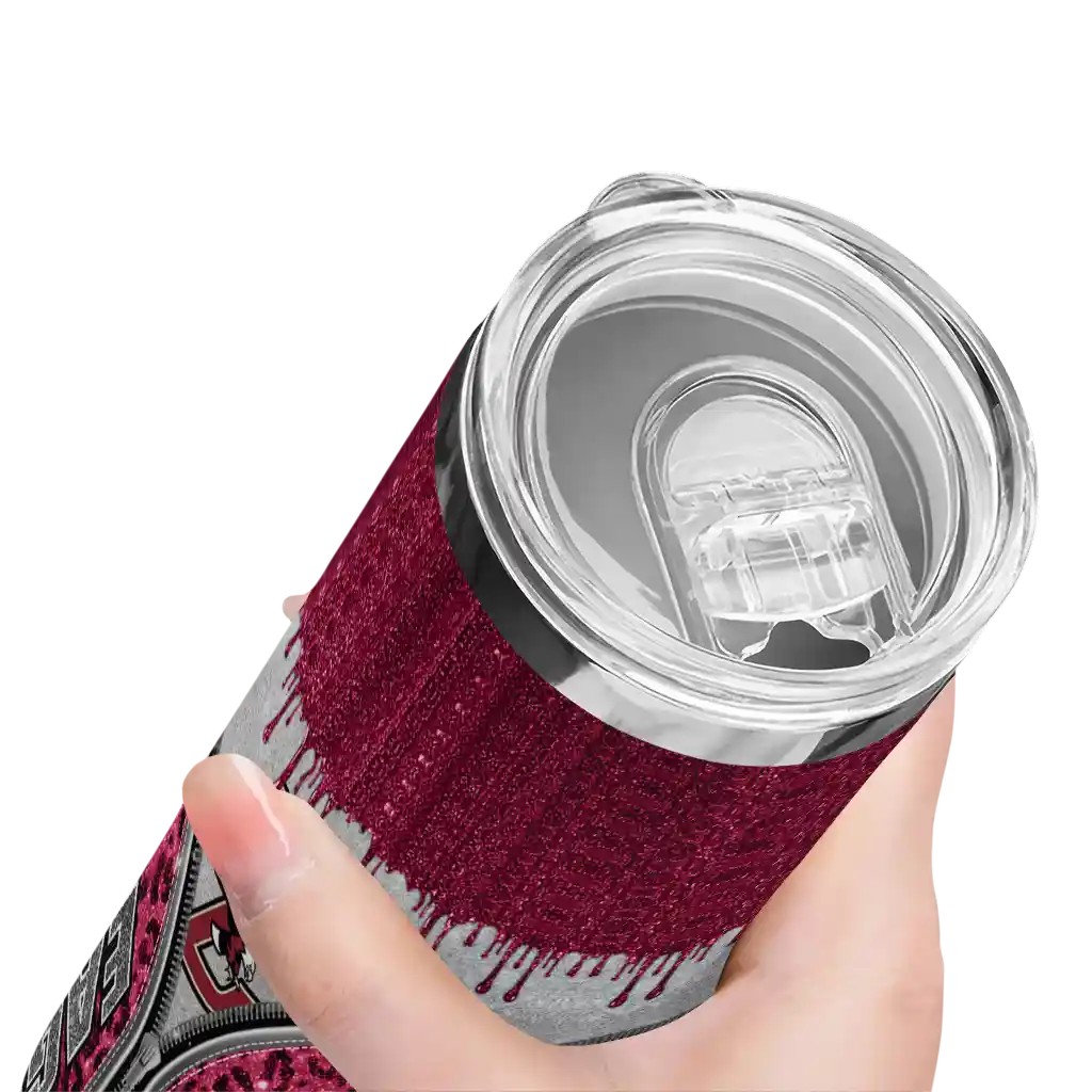 personalized-boston-college-eagles-sparkle-drip-maroon-skinny-tumbler-high-quality.webp