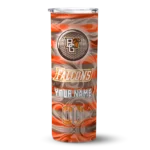 personalized-bowling-green-falcons-patterned-waves-orange-skinny-tumbler-best-selling-3.webp
