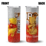 personalized bowling green falcons winnie the pooh orange gray skinny tumbler best selling 1 1.webp