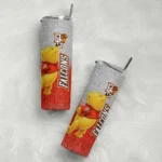 personalized-bowling-green-falcons-winnie-the-pooh-orange-gray-skinny-tumbler-best-selling.webp
