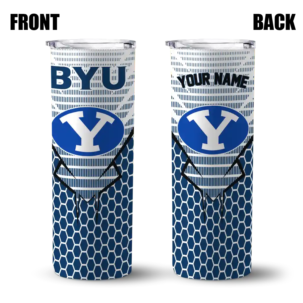 personalized-byu-cougars-chevron-stripes-blue-skinny-tumbler-fashion-forward.webp