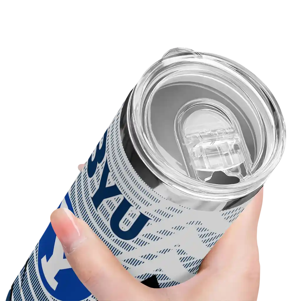 personalized-byu-cougars-chevron-stripes-blue-skinny-tumbler-high-quality.webp