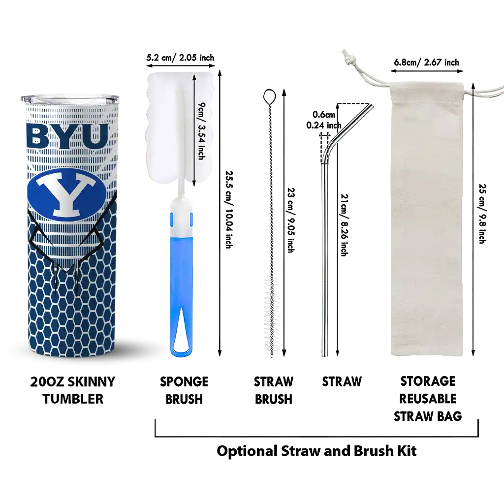 personalized-byu-cougars-chevron-stripes-blue-skinny-tumbler-new-arrival.webp