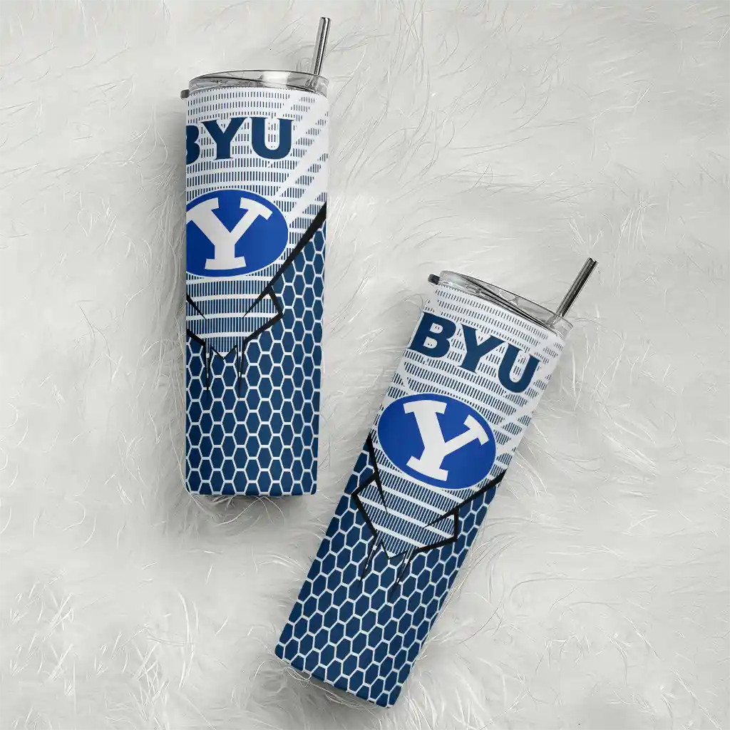 personalized-byu-cougars-chevron-stripes-blue-skinny-tumbler-top-rated.webp