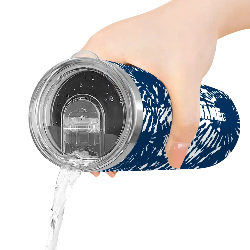 personalized-byu-cougars-metallic-grid-blue-skinny-tumbler-latest-model.webp
