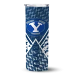 personalized-byu-cougars-monogram-burst-blue-white-skinny-tumbler-best-selling.webp