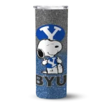 personalized-byu-cougars-snoopy-attitude-blue-skinny-tumbler-best-selling.webp