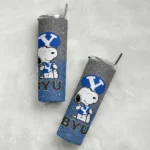 personalized-byu-cougars-snoopy-attitude-blue-skinny-tumbler-best-selling.webp