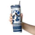 personalized-byu-cougars-snoopy-dog-blue-white-skinny-tumbler-best-selling.webp