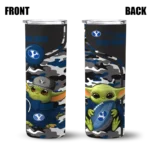 personalized-byu-cougars-yoda-camo-blue-black-skinny-tumbler-best-selling.webp