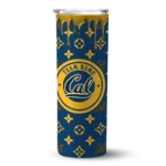 personalized-california-golden-bears-camo-streak-blue-skinny-tumbler-best-selling.webp