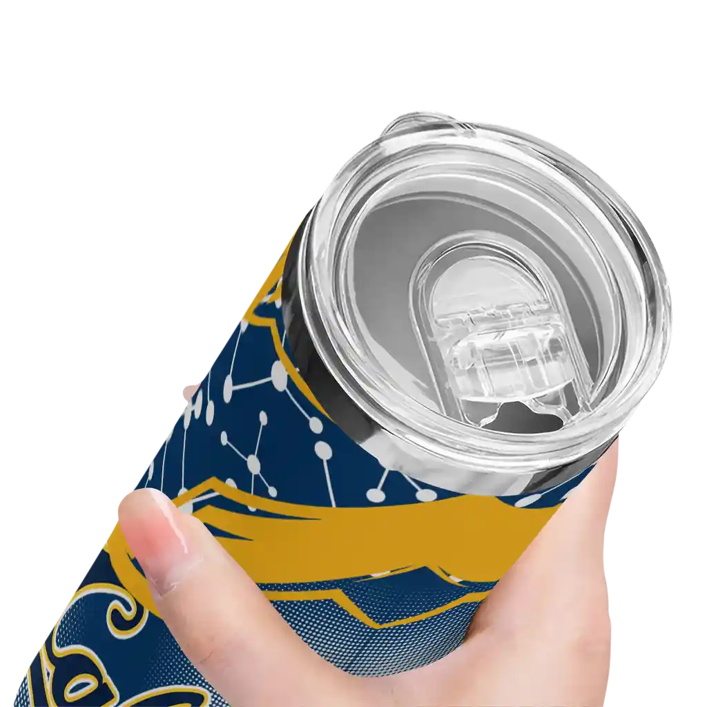 personalized-california-golden-bears-helmet-clash-blue-skinny-tumbler-high-quality.webp