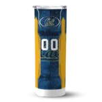 personalized-california-golden-bears-stacked-diamond-blue-skinny-tumbler-best-selling.webp