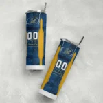 personalized-california-golden-bears-stacked-diamond-blue-skinny-tumbler-best-selling.webp