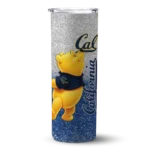 personalized-california-golden-bears-winnie-the-pooh-blue-gray-skinny-tumbler-best-selling.webp
