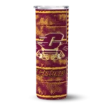 personalized-central-michigan-chippewas-chevron-patch-maroon-skinny-tumbler-best-selling-1.webp