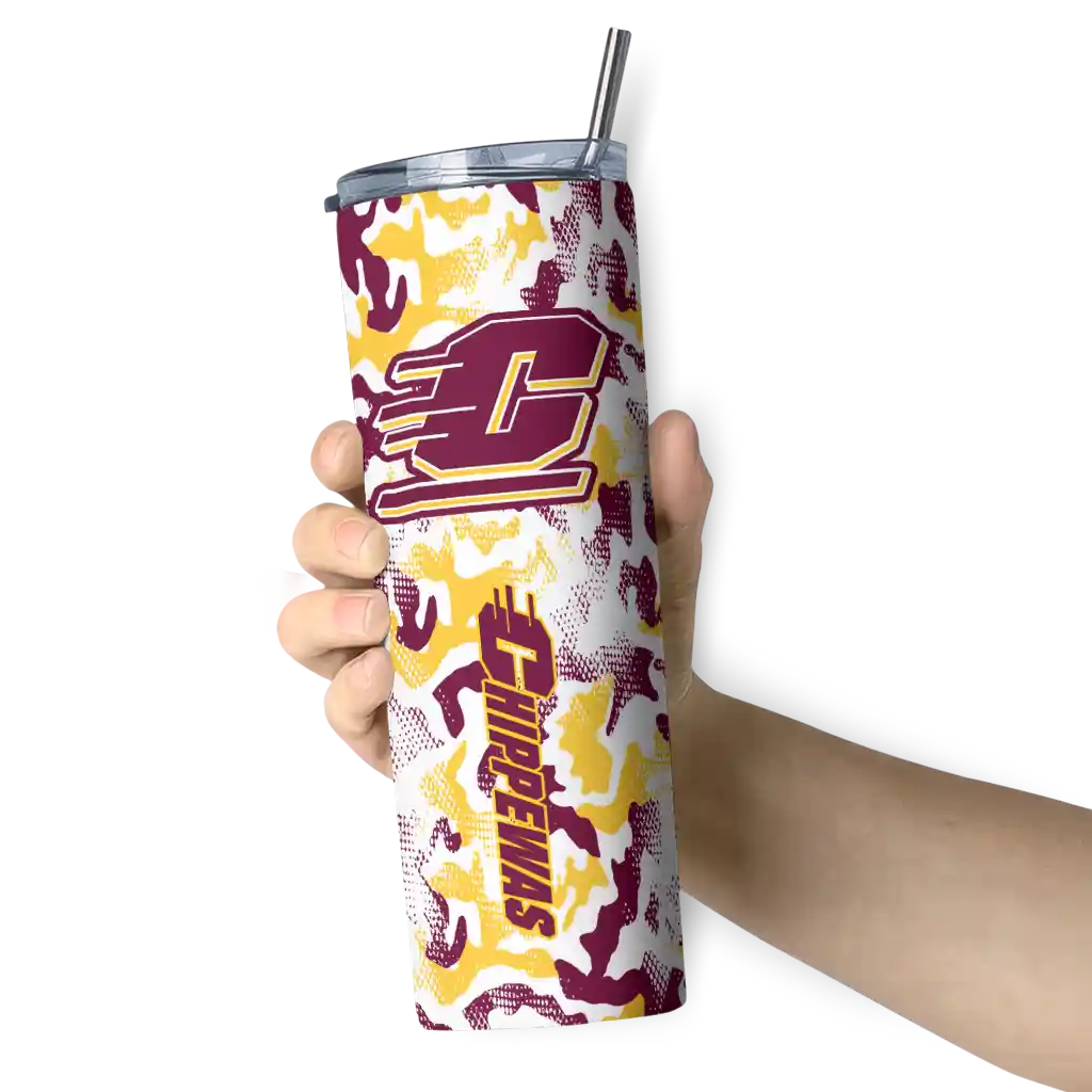 personalized-central-michigan-chippewas-claw-marks-maroon-white-skinny-tumbler-premium-grade-1.webp