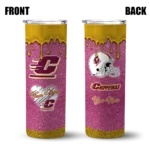 personalized-central-michigan-chippewas-pixel-fade-maroon-skinny-tumbler-best-selling.webp