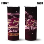 personalized-central-michigan-chippewas-rose-romance-maroon-black-skinny-tumbler-best-selling-1.webp